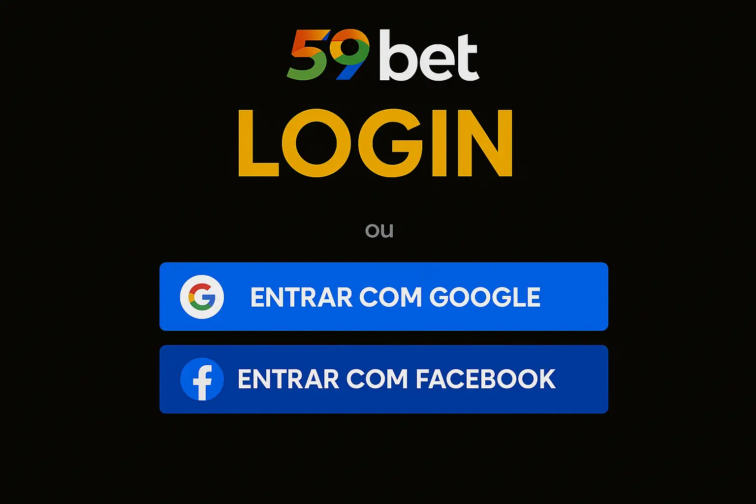Não Perca tempo, o rRgistro na site 59BET